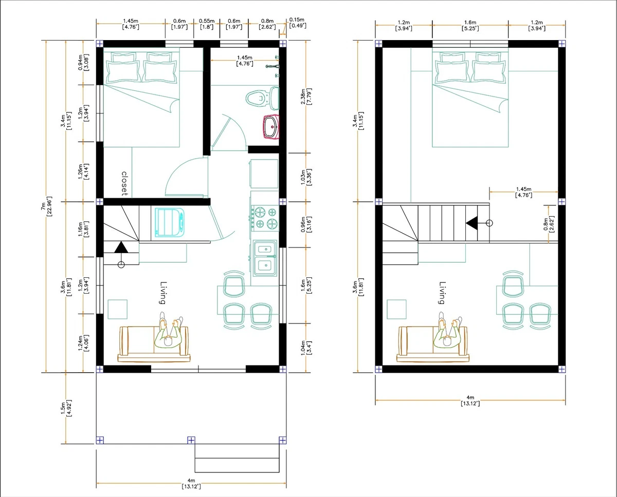 Tiny House Floor Plans With 2 Lofts | Floor Roma
