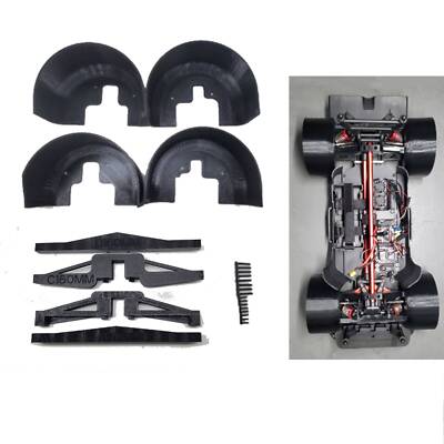 RC Car Fender Mud Guard Set For Hyper Go MJX 7303 1/17 RC Car Upgrade Parts
