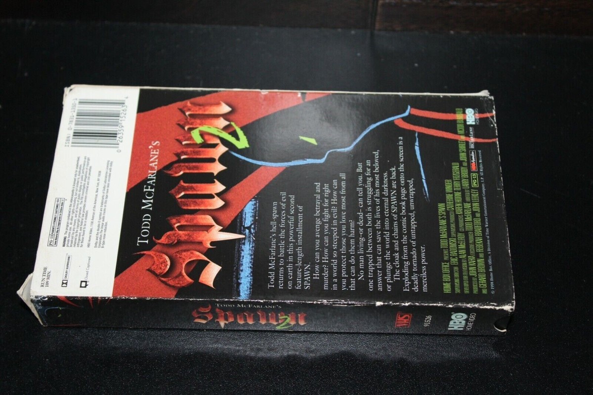 Spawn 2 II VHS Tape Cassette Video VCR Todd McFarlane