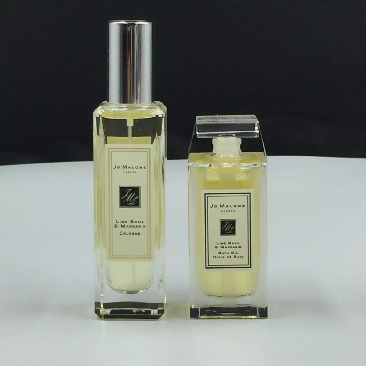 2 x Jo Malone Lime Basil Mandarin Products Colonge 30ml Bath Oil 30ml