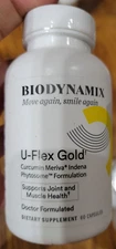 Biodynamix U-Flex Gold  Support Joint & MUSCLE HEALTH --60 Capsules Exp: 10/2025