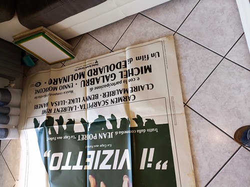 MANIFESTO 4F 140 X 200 IL VIZIETTO UGO TOGNAZZI MICHEL SERRAULT - Foto 2 di 2