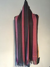Image of TED BAKER NWOT LONG STRIPE KNIT SCARF 10" X 68"
