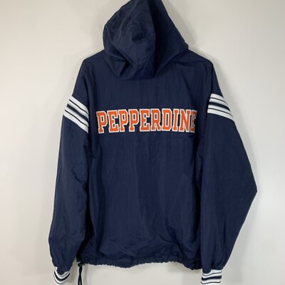 Vintage Champion Pepperdine University Mens M 1/4 Zip Hooded