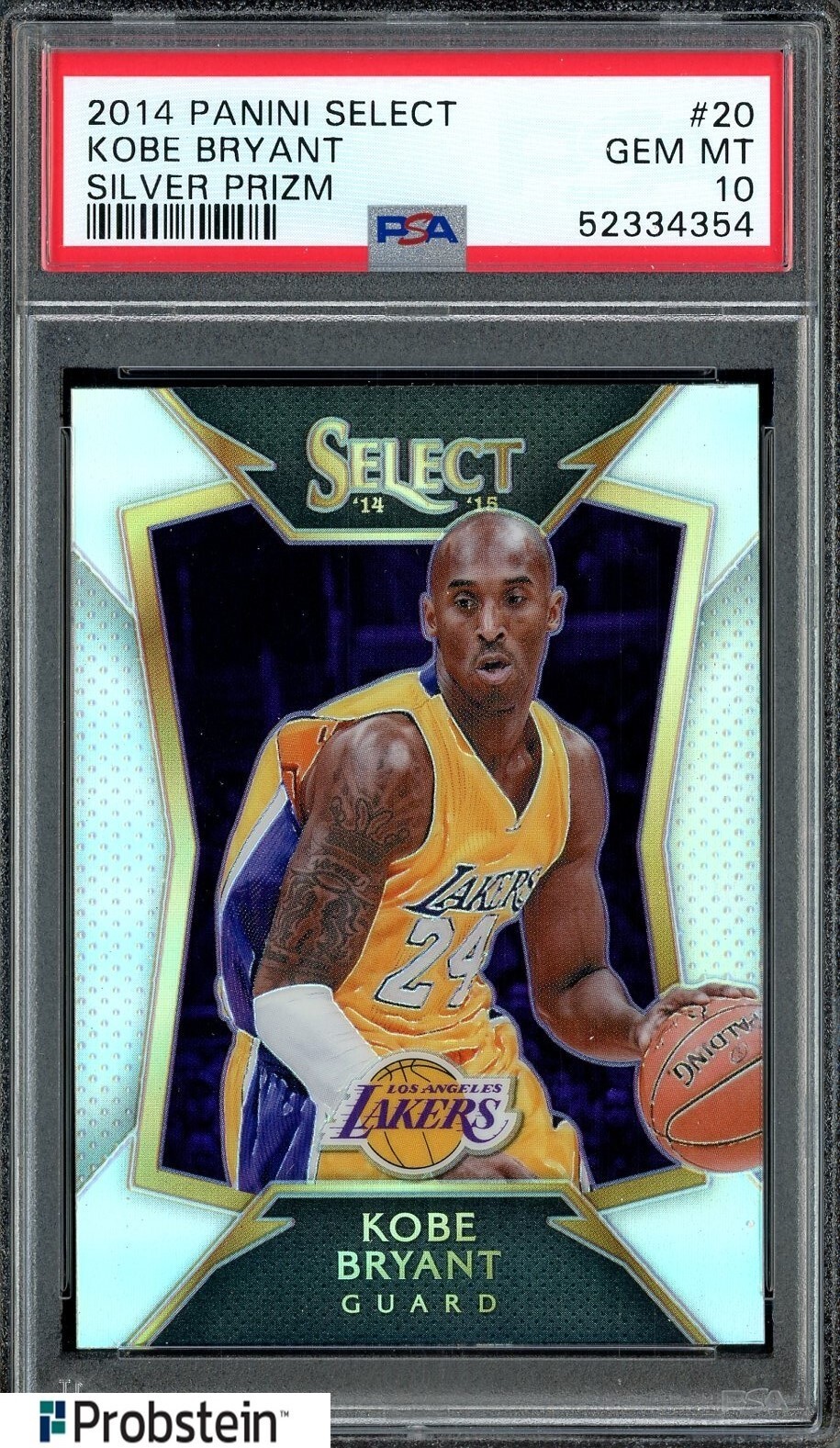 NBA Kobe Bryant Select Prizm Silver