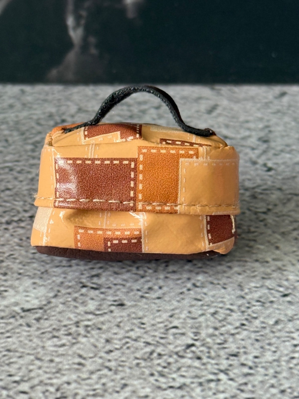 NEW Barbie My Scene 2025 Chelsea Doll Brown Patchwork Purse Accessories