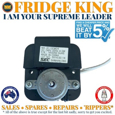 1441357 Electrolux Kelvinator Simpson Westinghouse fridge freezer evaporator fan