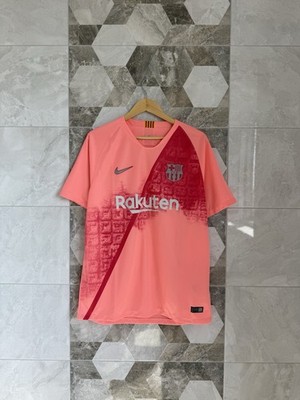 Nike FC Barcelona 2018 2019 Third Football Jersey Soccer Pink