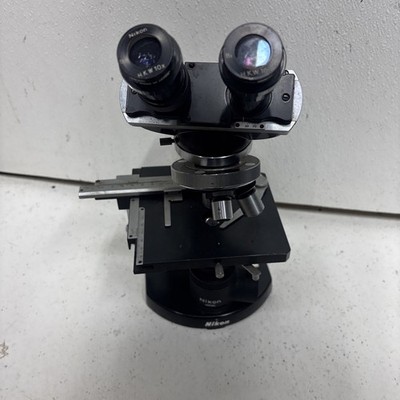 NIKON MICROSCOPE MADE IN JAPAN Used Untested #3A4