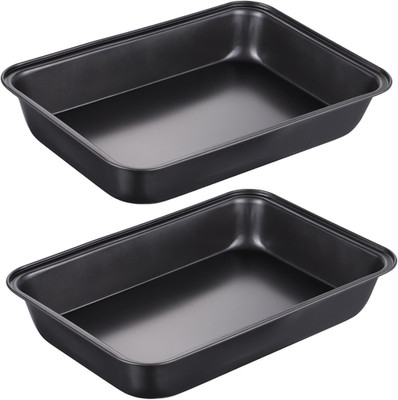 Lasagna Pan 2 Pcs - 11×7×2 Inch Rectangular Deep Cake Brownie Pan