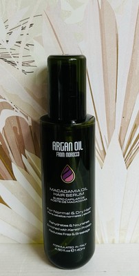Macadamia Oil Hair Serum For Normal & Dry Hair with Argan Oil 4.8 fl oz