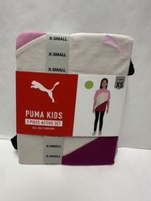 NEW PUMA GIRS KIDS 2 PIECE ACTIVE SET XS 4/5 - TOP  LEGGINGS