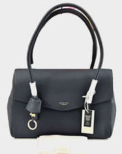 Radley  Apsley Road Large Shoulder Bag Work Bag Dark Blue Leather New RRP 249