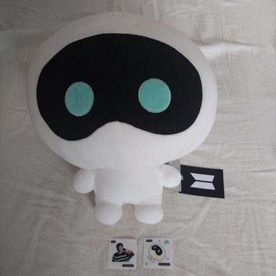 BTS JIN The Astronaut WOOTTEO Doll Cushion White Ver Plush Pillow Official