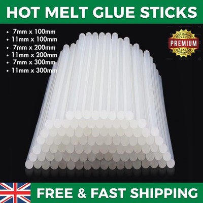 Heißklebesticks für Elektropistole Bastelwerkzeug Klebesticks klar 7mm 11mm