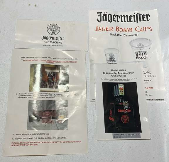 Tap Machine, Inc JEMUS Jagermeister Shot Tap Machine for sale