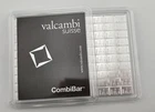 100 Grams Silver Valcambi Suisse CombiBar 100×1g Bars (sealed in Assay)