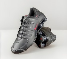 Men’s Size 10.5- Nike Shox NZ Men's Shoes Black White Varsity Red 378341-017