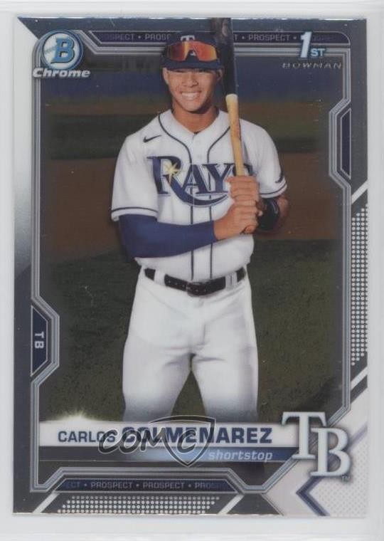 2021 Bowman Chrome Prospects Carlos Colmenarez #BCP-238 sc8