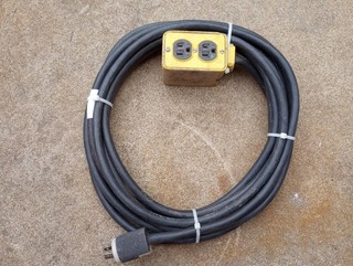 Mesa 14 ft. 14/3 Contractor 4 gang Indoor/Outdoor Extension Cord TYPE SO