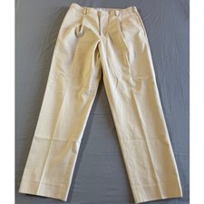 Jill Sander Uniqlo +J Trousers 34x29 Pleated Khaki Pants Business Casual Cotton