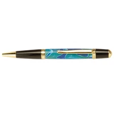 WOODRIVER Pen Blank - Water - 3/4" x 3/4" x 5" - Pen Kit Sold Separately