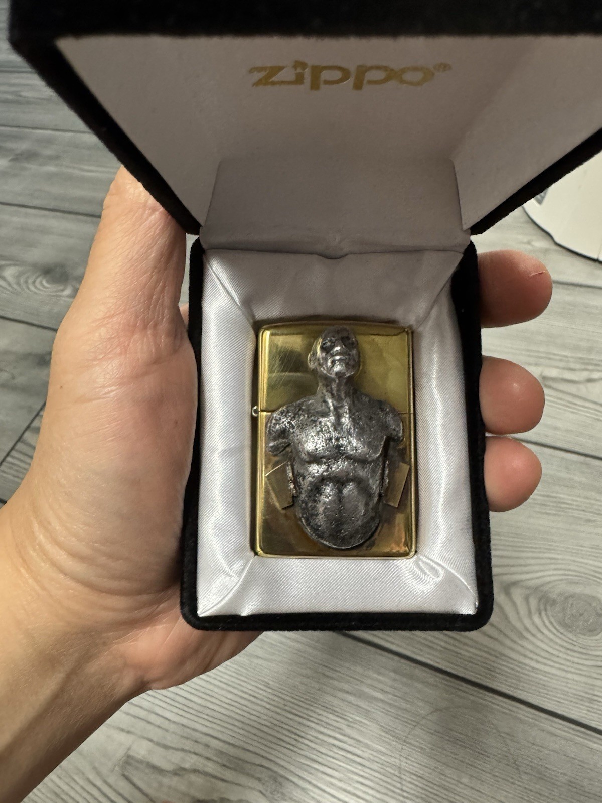 LIMITED INVISIBLE MAN artisanhandmade zippo, handcrafted custom