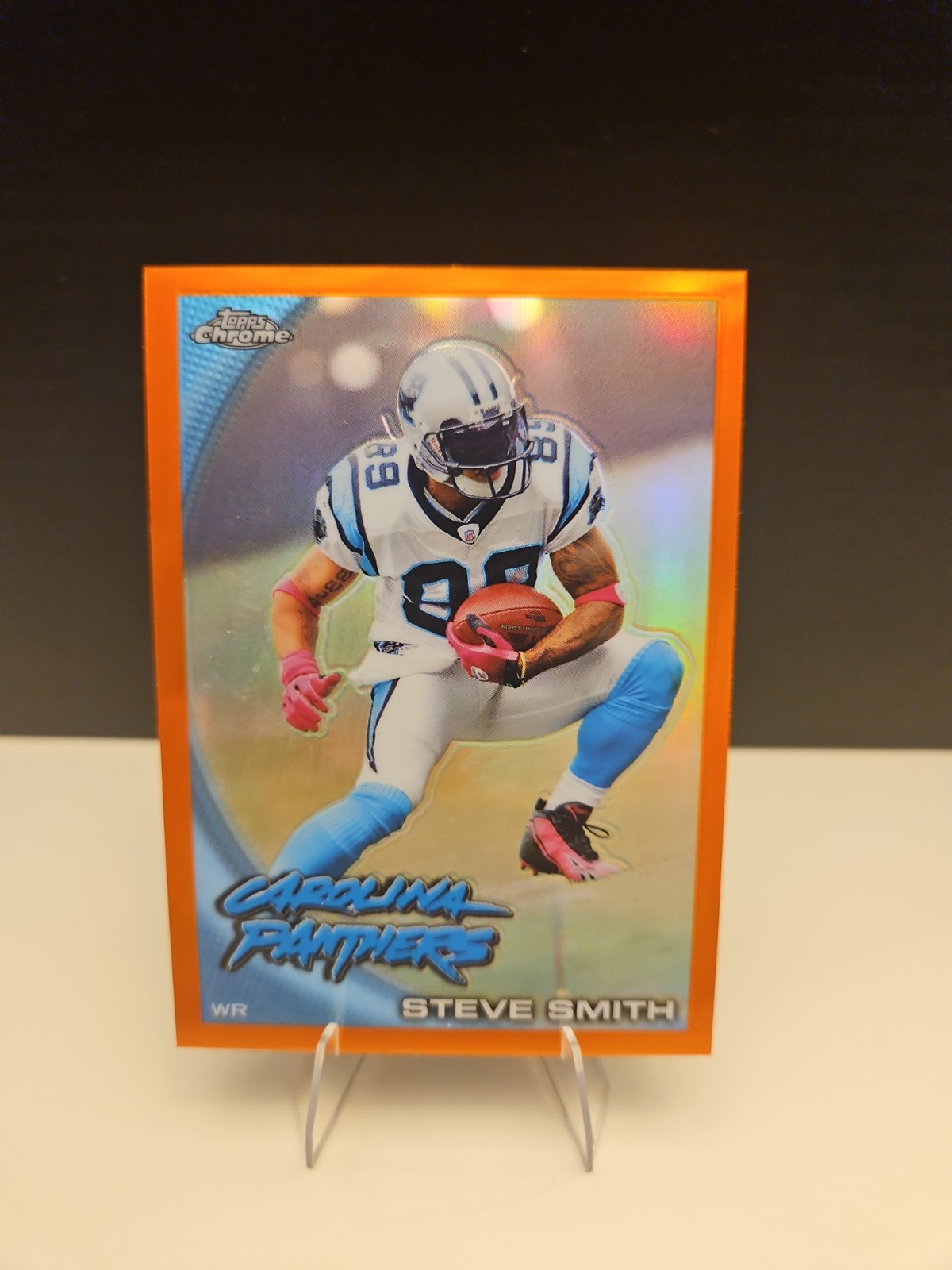 2010 Topps Chrome - Steve Smith #C57 Orange Refractor