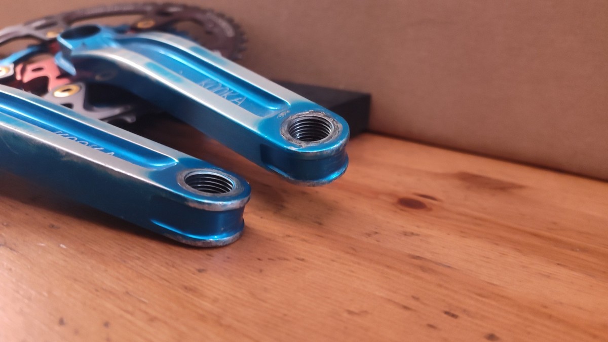 Blue Kooka Crankset 177.5mm 44/32/22 | eBay