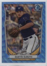 2014 Bowman Draft Chrome Blue Wave Refractor Dustin DeMuth #CDP125 h6d