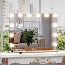 BEAUTME Hollywood Mirror Silver 28.3''x22.1''