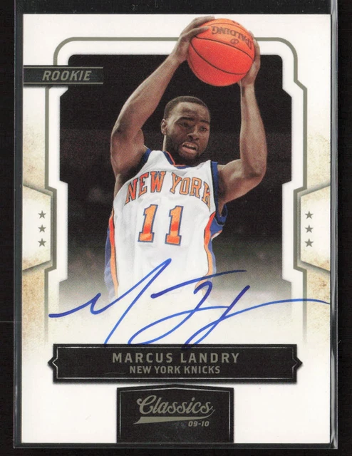 Marcus Landry 2009-10 Panini Classics #193 /999 New York Knicks