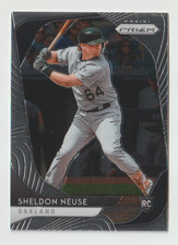 2020 Panini Prizm Baseball #46 Sheldon Neuse RC - Oakland Athletics