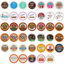 Perfect Samplers Single Serve Variety Pack Flavored Coffee Pods Hot Chocolate...