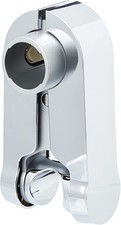 Aqualisa Pinch Grip sliding handset holder - 25mm - Satin Chrome