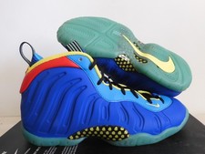 Nike Little Posite One Foamposite Gs Game Royal Blue-Yellow Sz 6Y DQ0376-400 