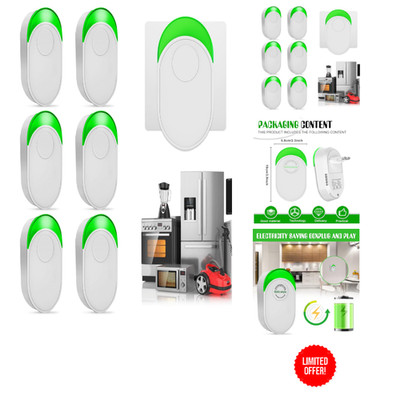Vegena Pro Power Saver 6 Stück Energiespargerät Steckvorrichtung 90