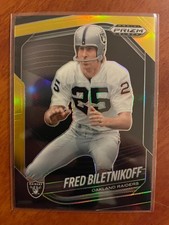 FRED BILETNIKOFF - 2025 Panini Prizm Black Football Gold #109 #d 01/10