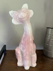 Fenton Alley Cat Pink Slag “Rosalene” RARE
