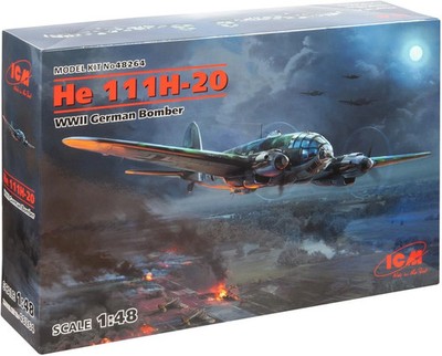 ICM Heinkel He 111H-20 Deutscher Bomber 48264 in 1:48 ICM 3318264 Bausatz