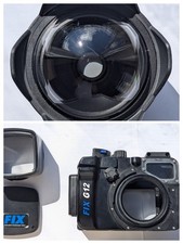 FIX G12 Underwater Housing 0.41x Fisheye Port UCL-165 M67 Adapter Kit