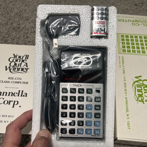 VTG 1979 Kel-Co Class Computer Calculator RS-1 w/ Manual, Box - Picture 3 of 4