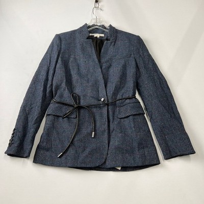 VERONICA BEARD Wilshire Dickey Jacket Women's Size 8 Blue Multi