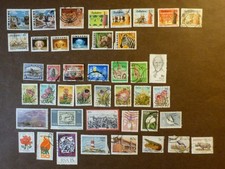 Znaczki Zimbabwe, RPA / Zimbabwe, RSA. 43 sztuki, bez papieru, 1940-90s