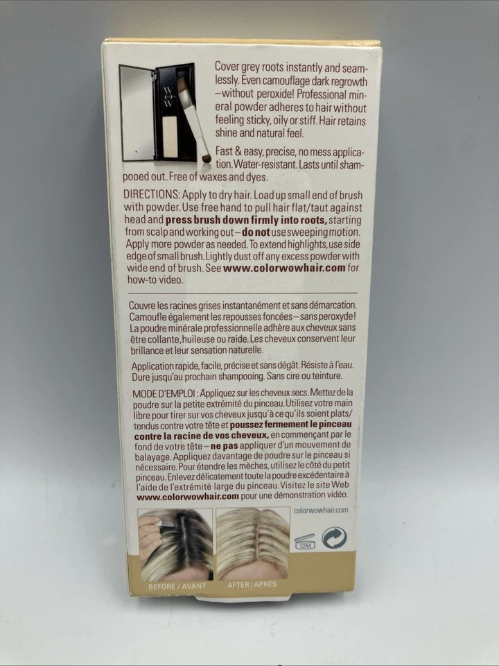 Cubierta de raíz Color Wow (platino/rubio claro) - 0,07 oz Foto 3 de 4
