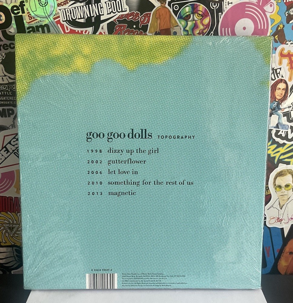 GOO GOO DOLLS Topography 5LP VG+ COLORED VINYL W/HYPE STICKER/1000 