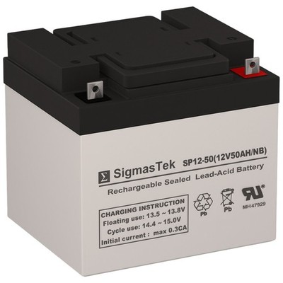 SigmasTek SP12-50 (NB) SLA AGM Battery Replacement for Mighty Max ML50-12