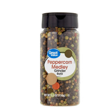 Great Value Peppercorn Medley Grinder Refill, 5.3 oz