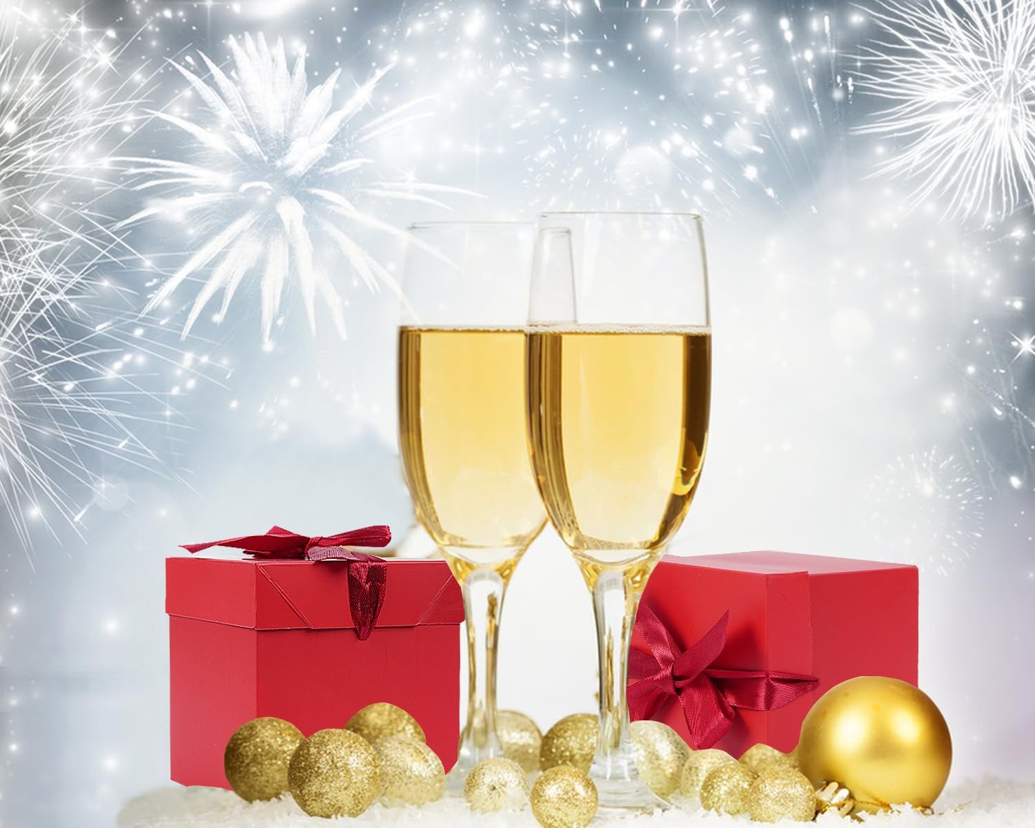 Small Gift Boxes W Lids, Red Gift Boxes W Ribbon for Christmas, Packing 12Pc