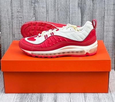 MENS NIKE AIR MAX 98 SHOES SIZE UNIVERSITY RED